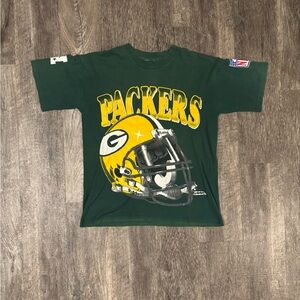 Vintage 90s Green Bay Packers graphic tee
